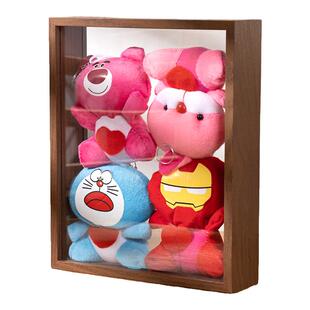 卡通动漫萌粒收纳罐相框玩偶娃娃0蛋仔收纳框展示盒立体中空画框