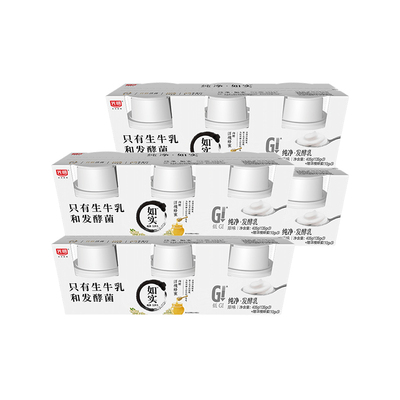 【百补】光明如实杯装135g*12杯 0添加酸奶 控糖新选择