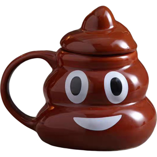 创意搞怪大便便水杯陶瓷马克杯送礼生日礼物送朋友水壶杯子大容量