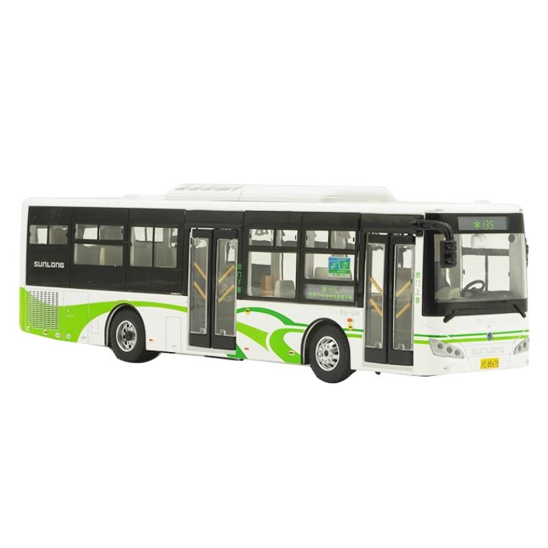 1:43 上海公交玩具车 申龙火车/摩托/汽车模型