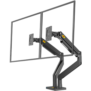 NB D5D(F160)电脑双屏显示器支架上下升降伸缩调节挂架桌面旋转架