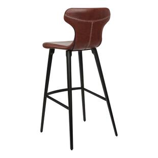 【进口油蜡牛皮】真皮吧台椅轻奢高级家用吧凳酒吧椅岛台高脚餐椅