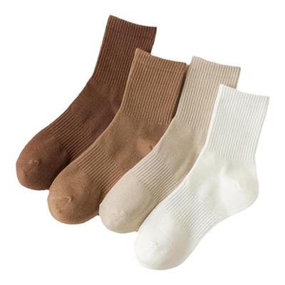 男士中筒袜中长袜秋冬加厚精梳棉袜子男款抗菌袜子运动男款