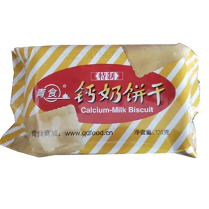 青食特制钙奶饼干120g
