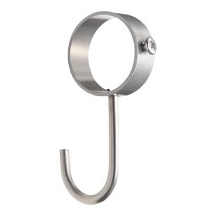 不锈钢挂钩厨房钩圆管钩子套管挂钩承重防潮精铸穿管钩可调节挂钩