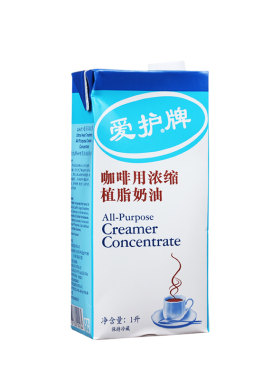 蓝盒包装进口爱护牌咖啡奶1000ml