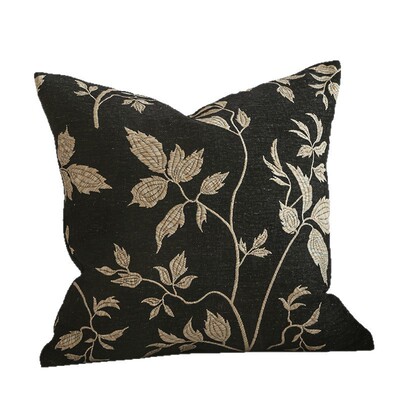 复古藤蔓刺绣抱枕古风沙发靠垫