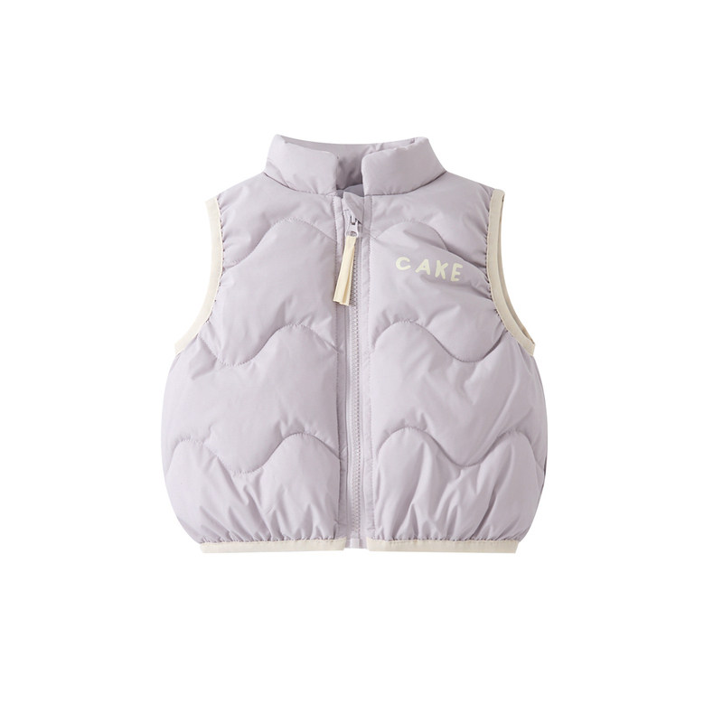 宝宝卡通加厚马甲外出防风棉服