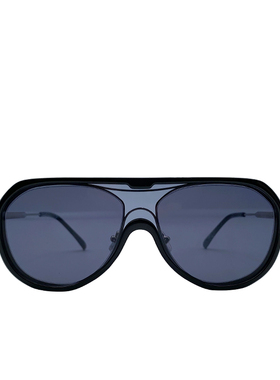 超火的复古时尚街拍黄色太阳眼镜