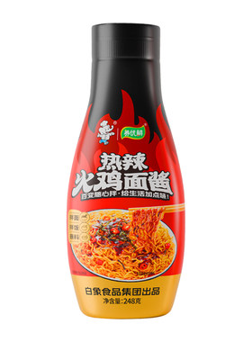 火鸡面酱商用摆摊小龙虾拌面酱韩式味的酱蘸酱拌饭酱麻辣甜辣瓶装