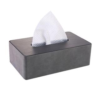 酒店纸巾盒定制LOGO皮质商用办公宾馆薄款简约轻奢高档餐巾抽纸盒
