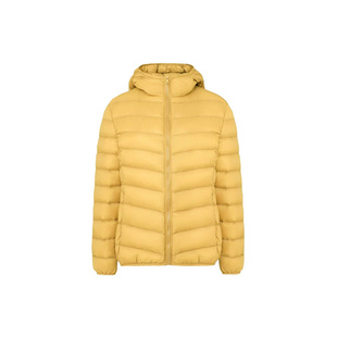 Epicsocotra户外轻薄90绒修身连帽羽绒服女运动保暖羽绒内胆外套