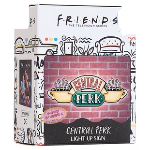 老友记 中央公园咖啡馆指南与亮灯标志 英文原版 Friends Central Perk Light Up Sign Michelle Morgan【中商原版】