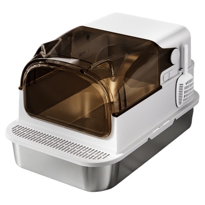 70cm不锈钢猫砂盆大空间肥猫无忧