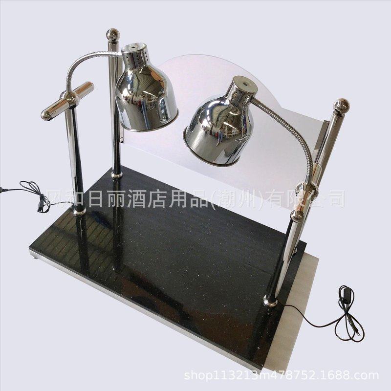 不锈钢双头保温灯自助餐厅餐炉暖菜灯带亚克力板保温台食物加热灯,厨房电器,保温台/快餐台/售饭台/热餐机,淘宝优惠券,粉丝福利购,淘宝优惠卷