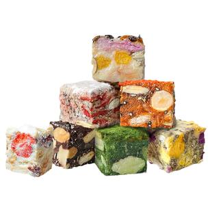 零势力轻卡无蔗糖饼干零食牛轧糖酥草莓肉松抹茶巧克力手工雪花酥