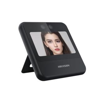 海康威视人脸识别考勤机企业微信打卡机公司员工上班指纹刷脸签到机面部识别远程异地管理智能多功能云考勤机