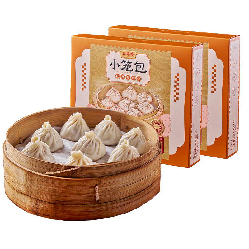 无锡正宗三凤桥小笼包特产鲜肉灌汤包早餐大馄饨发顺丰手工包子