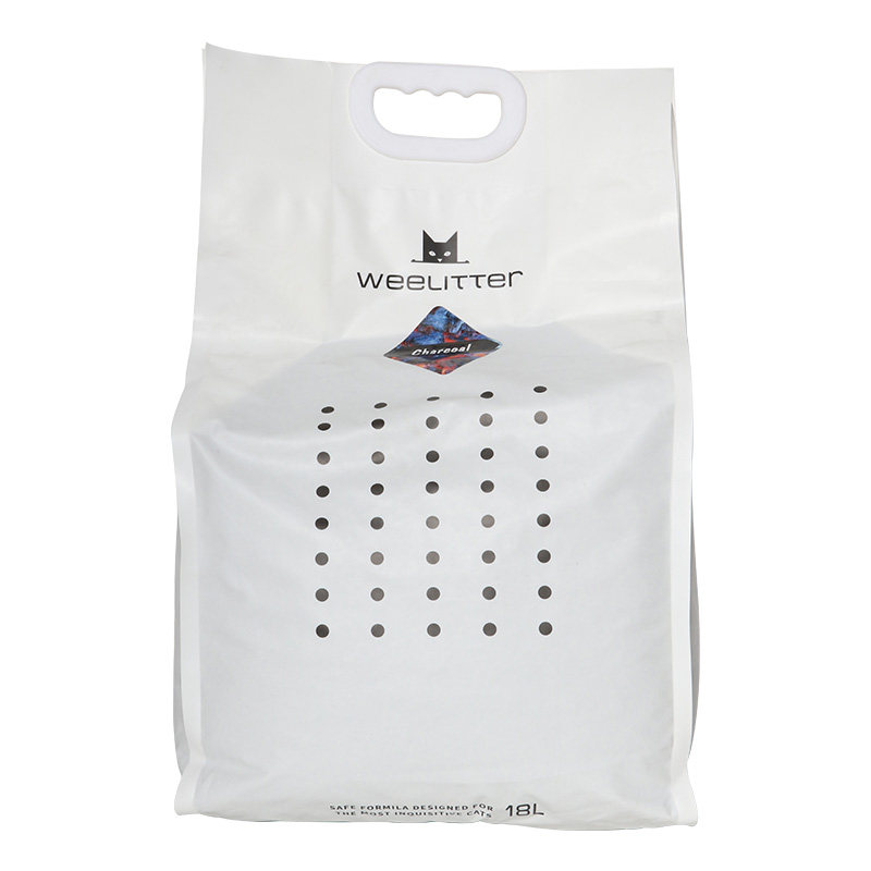 奢侈猫-Weelitter小恶魔猫砂玉米绿茶活性炭2.0豆腐渣猫沙18L*3包
