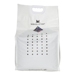奢侈猫-Weelitter小恶魔猫砂玉米绿茶活性炭2.0豆腐渣猫沙18L*3包