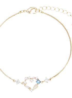 ins设计感爱心手链女款