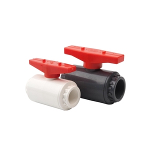 天雁pvc球阀 upvc鱼缸塑料阀门 水族箱放水球阀 上下水开关止水阀