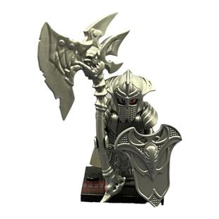 MOC积木第三方人仔中世纪骑士小人古代士兵男孩拼装玩具儿童礼物