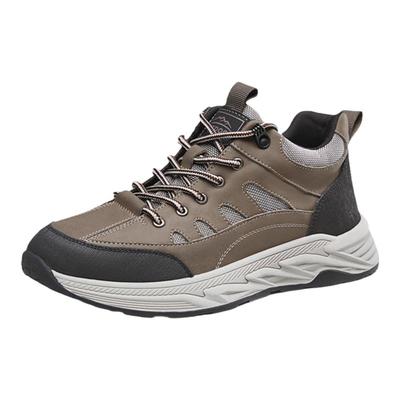 登山鞋高帮康奈男鞋厚底马丁靴