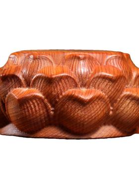 天然崖柏通用莲花底座