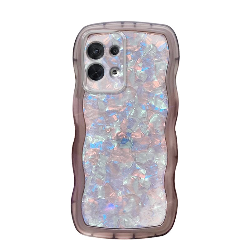 小众高级感简约贝壳纹适用OPPOReno8手机壳8PRO十+新款7SE硅胶REON6防摔5/4/3/2女款REN9高颜值0ppo全包r11s
