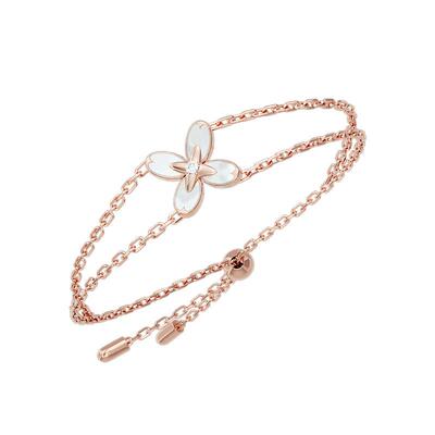 诺麟NOLYN桂花系列桂语传情手链手饰甜美原创白贝母送礼可调节款