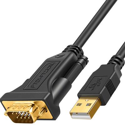 usb转rs232串口线公对母com接头