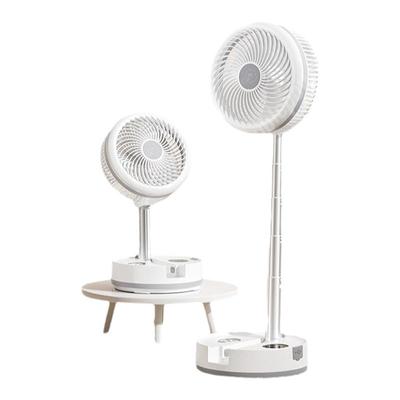 倍量折叠伸缩风扇可充电电风扇无线轻音桌面家用落地小型户外露营usb便携式摇头台式小电扇超长续航制冷空调