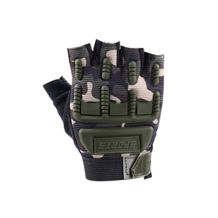 儿童战术手套半指男迷彩户外运动半指防护作战训练专用装备防滑女