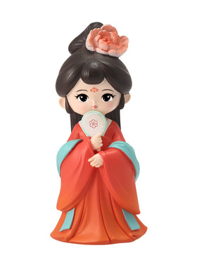 可爱古装女孩娃娃手办摆件