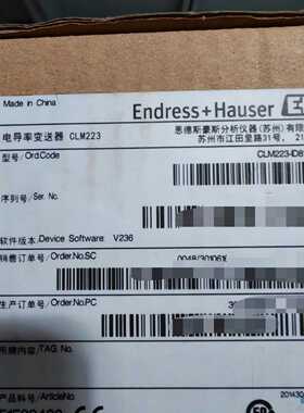 全新EH电导率变送器CLM223-ID8105，原装正品，