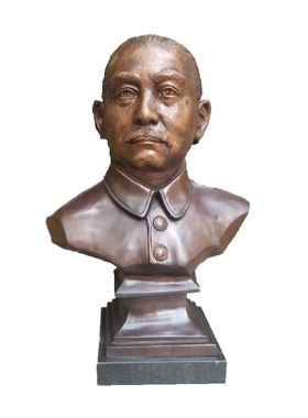 黄铜办公室摆件国父孙中山铜像