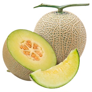 静冈温室皇冠蜜瓜山印哈密瓜T字瓜新鲜水果超甜孕妇水果网纹瓜