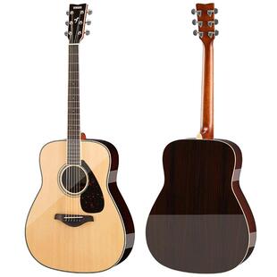 正品YAMAHA雅马哈FG830吉他面单板男女生FS850指弹唱民谣木电箱琴