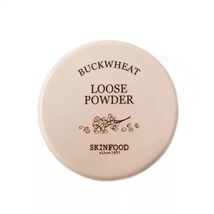 Skin Food思亲肤荞麦散粉蜜粉定妆新15g紫色提亮小麦控油定妆遮瑕