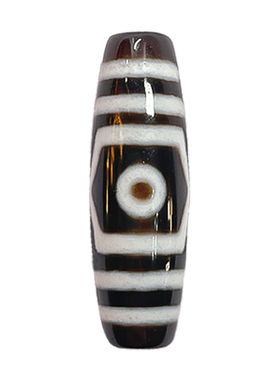 三眼九眼虎牙天珠单珠