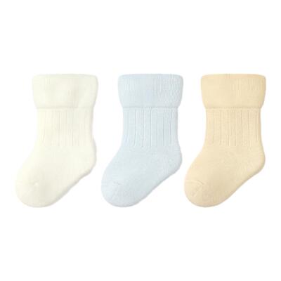 尼多熊新生儿袜子冬季加厚保暖