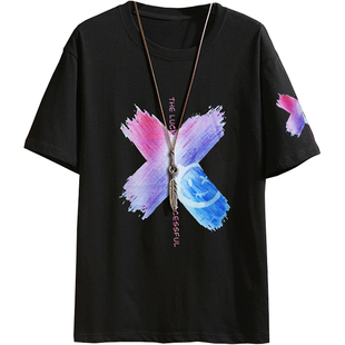 特大码加肥加大号肥佬超大款400斤11XL上衣服半短袖体恤t恤男装夏