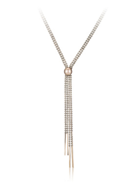 珍珠毛衣链饰品项链女款2025新款首饰配饰女秋冬高级感轻奢小众