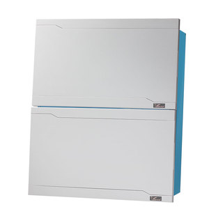 东翼强弱一体箱不锈钢双层盒连体二合一家用24位配电箱20铁底塑面