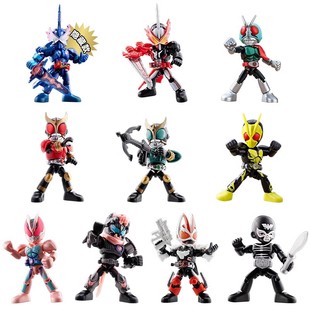 布鲁可假面骑士星光版第五弹5代积木人偶手办整盒十圣刃时王男孩