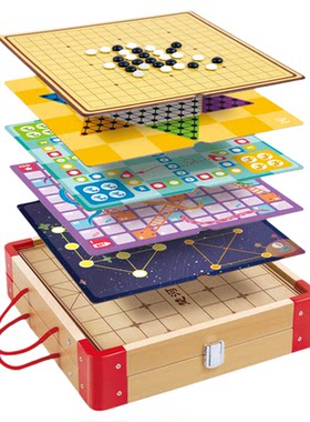 Hape22合1经典桌游套装