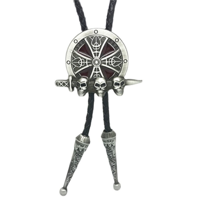 原创设计风长款骷髅短袖项链新品