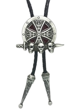 原创设计风长款骷髅短袖项链新品