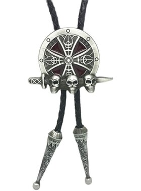 原创设计风长款骷髅短袖项链新品